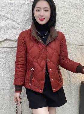 版轻薄羽绒棉袄女外套
