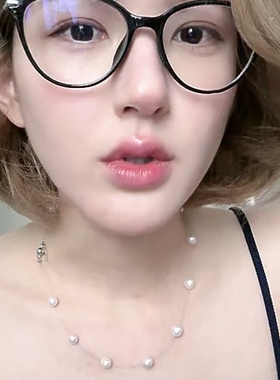 露思同款天然淡水清冷珍珠项链锁骨链轻奢时尚满天星小众雨水链