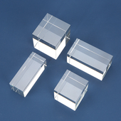 透明水晶长方块玻璃柱子摄影支撑拍摄配件道具透明方体定制底座托