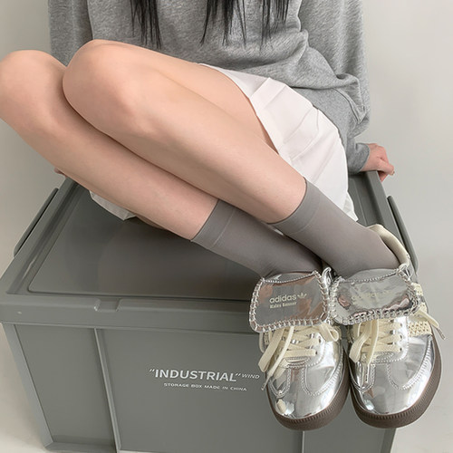 天鹅绒袜子女夏季薄款短袜
