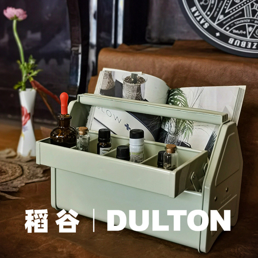 Dulton金属工具盒简约桌面多功能收纳储物盒 - 实物图
