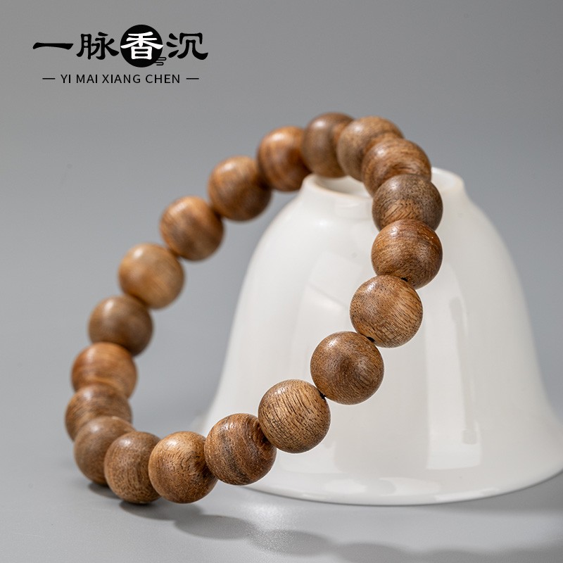 2025【黑虎斑纹】西马熟结熟香沉香手串天然保真沉香木手串佛珠新