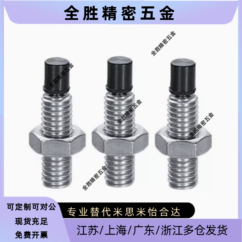 USUS4/5/6-10/15/20/25/30/35/40 不锈钢带聚氨酯止动螺栓