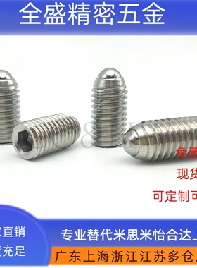 RSU3-M16球头型锁紧螺丝 滚动定位螺丝 支承螺栓 锁紧定位珠PKZ13