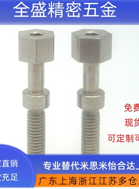 AJKTNMF4/5/6/8/10/12/16调整螺栓内六角压纹旋钮型手拧调节 细牙
