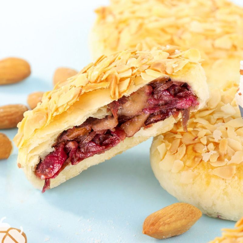 潘祥记现烤鲜花饼。 现烤坚果40g×10