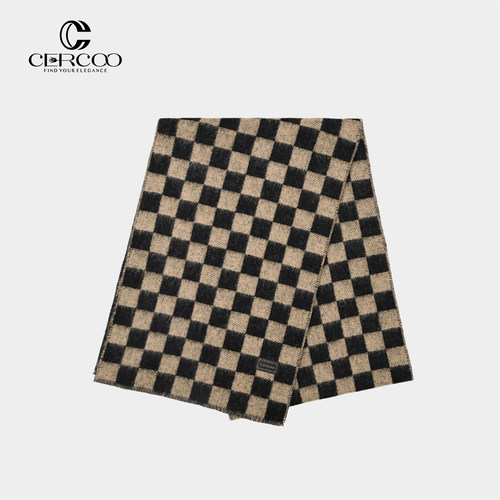 Cercoo/奢蔻格纹时尚高级感围巾