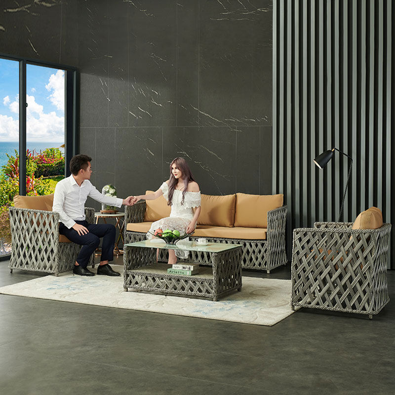 outdoors Rattan sofa combination Single Three leisure time Rattan sofa Small apartment a living room Northern Europe new pattern courtyard Rattan sofain the Residential furniture , Sofa , Vine/Bamboo sofa  category - from Buy2taobao.com to provide professional Taobao agent buy service