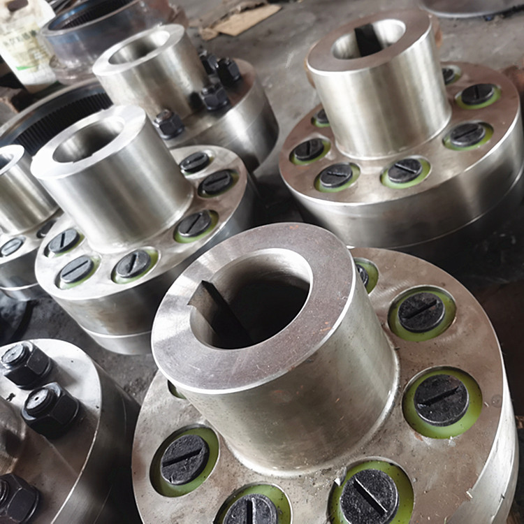 钢销柱销联轴器LT弹性柱销联轴器M12锥套贯穿式连接连轴器