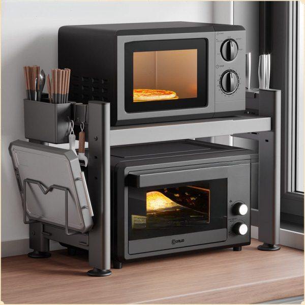 厨房微波炉架子置物架多功能支架多层家用烤箱台面电饭锅煲收纳架,厨房/烹饪用具,微波炉置物架,淘宝优惠券,粉丝福利购,淘宝优惠卷