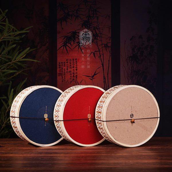 新款竹编圆形方形茶饼盒冰岛普洱老白茶正山小种泡袋装礼盒饼盒,包装,茶叶包装,淘宝优惠券,粉丝福利购,淘宝优惠卷