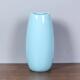 天蓝色鹅蛋陶瓷花瓶大中小号桌面水养插花发财果摆件内外釉面光滑