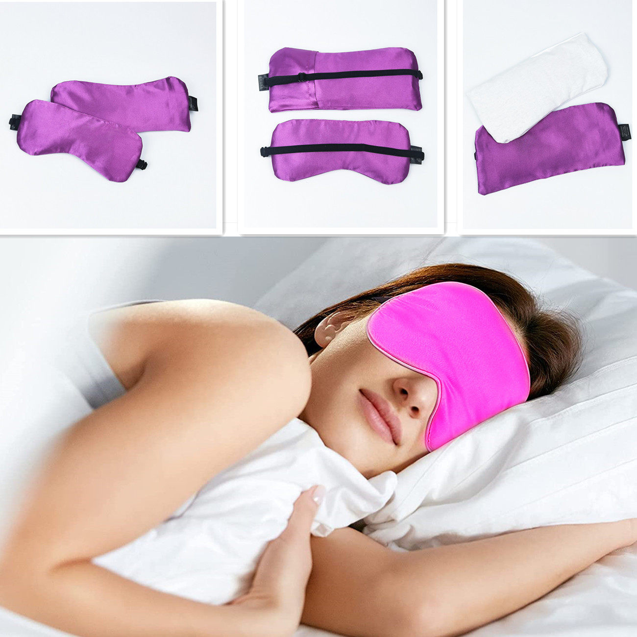 热销舒适亚麻籽睡眠眼罩