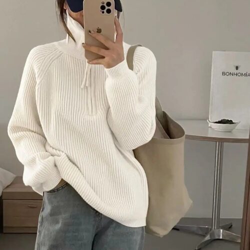 womenclothes秋冬坑条半