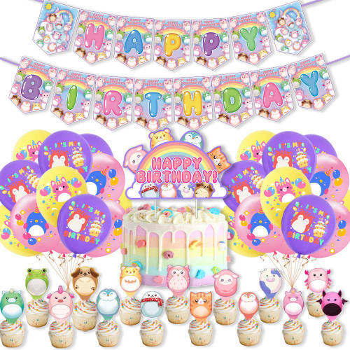 Squishmallows主题生日派