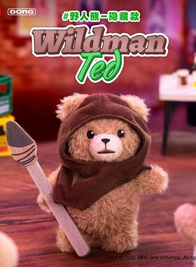 官方正品TED2Baby Ted可动毛绒挂件盲盒泰迪熊迷你挂件生日礼物女