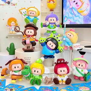 现货正品名创MINISO右右酱YOYO玩具总动员5陪你长大系列手办盲盒
