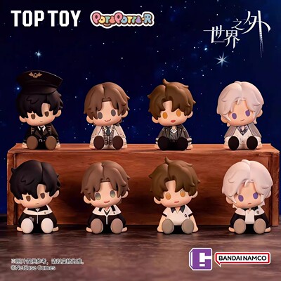 首批正品POTEPOTTE-R世界之外时代旧影滴胶玩偶坐姿盲盒摆件礼物