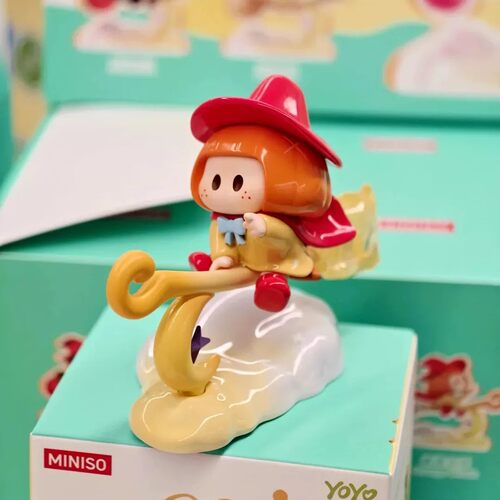 现货正品MINISO名创优品YOYO心愿魔法少女盲盒右右手办摆件礼物女