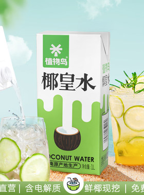 植物岛椰皇水椰汁1000ML