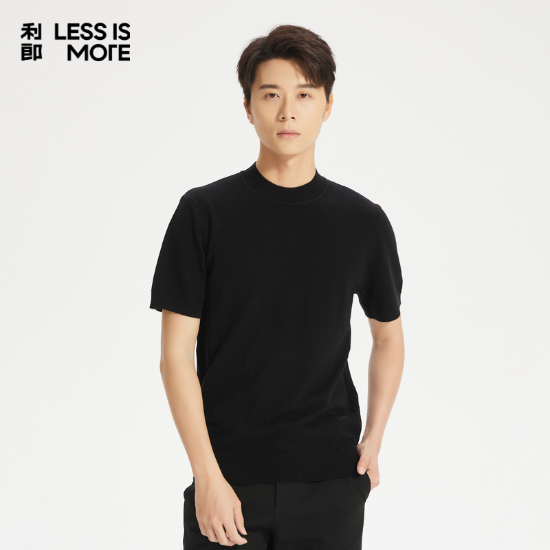 【可机洗圆领羊毛衫】利郎青年商务毛衣2025冬季时尚保暖针织毛衫