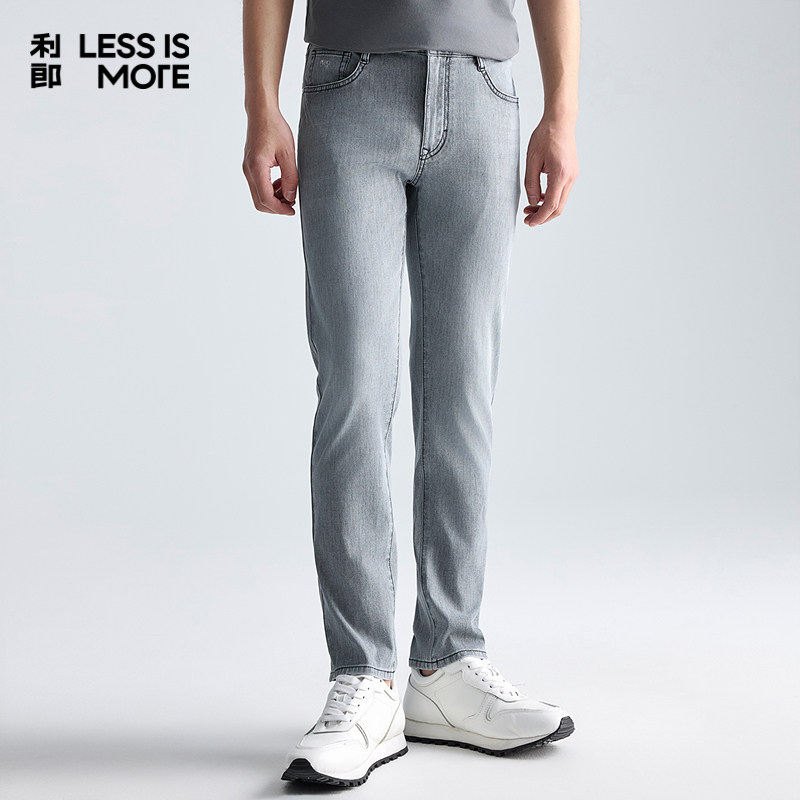 【商场同款】利郎青年商务牛仔裤男2025夏季休闲百搭透气通勤裤子