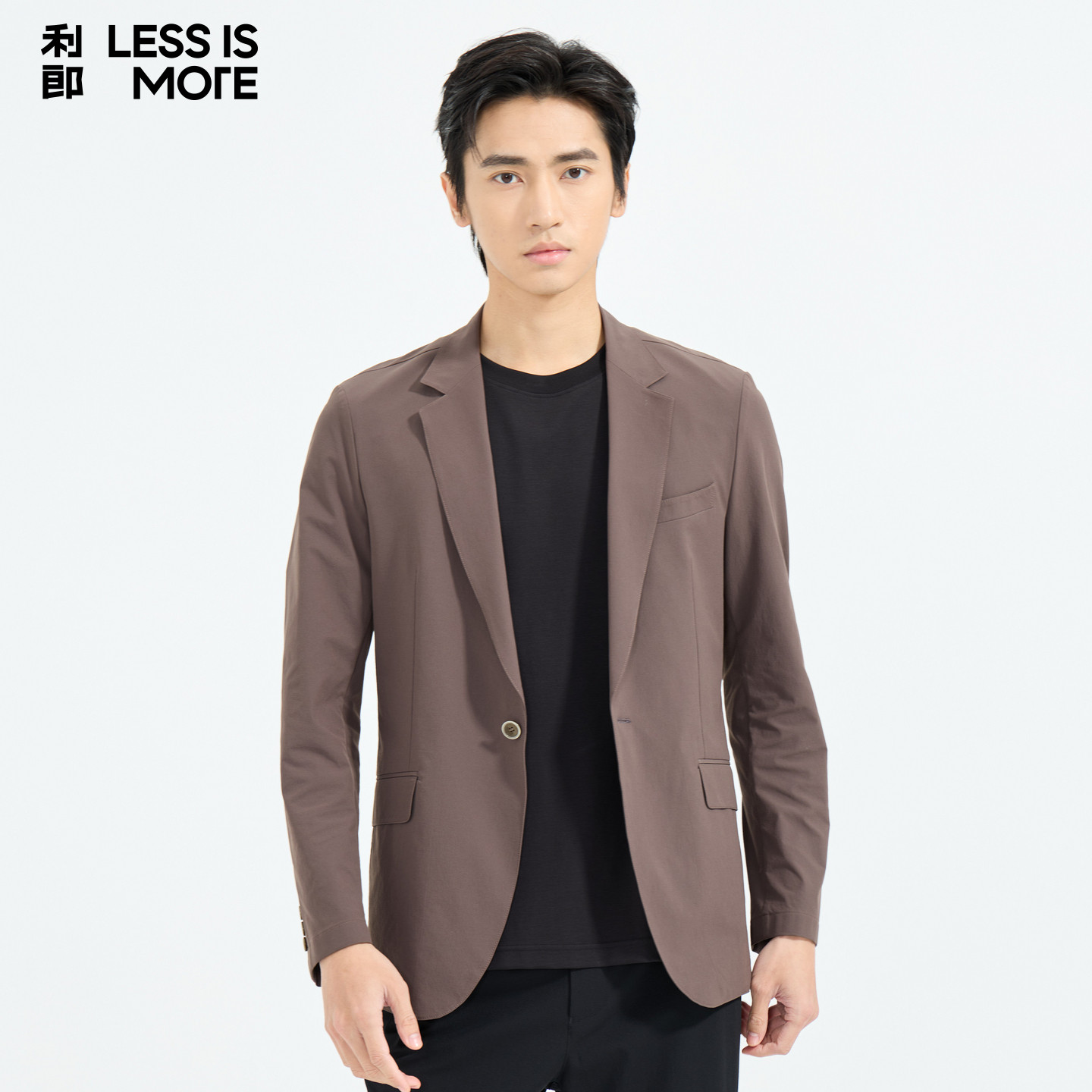 【锦氨面料】利郎青年商务空调服2026年夏季时尚轻薄单西外套男士