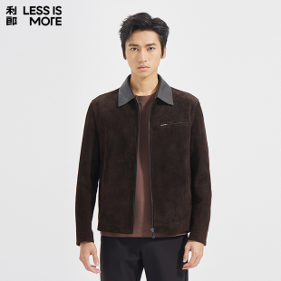 男士 真皮皮衣2025秋季 利郎青年商务商场同款 轻奢外套 绒面皮