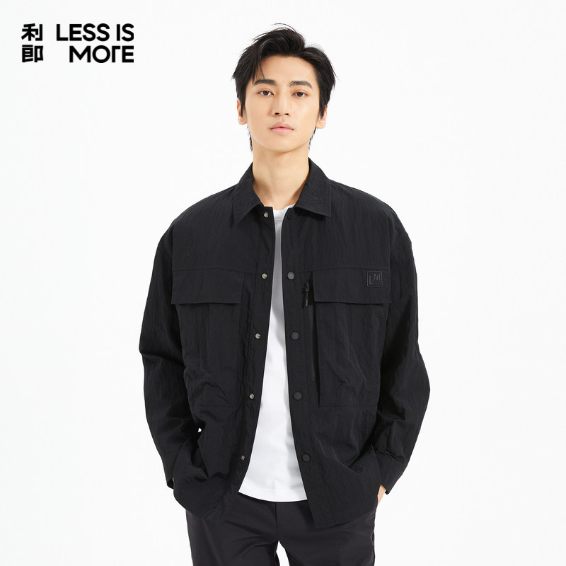 【周翔宇联名款】利郎青年商务夹克男2025秋季翻领外套男Q5CJK002