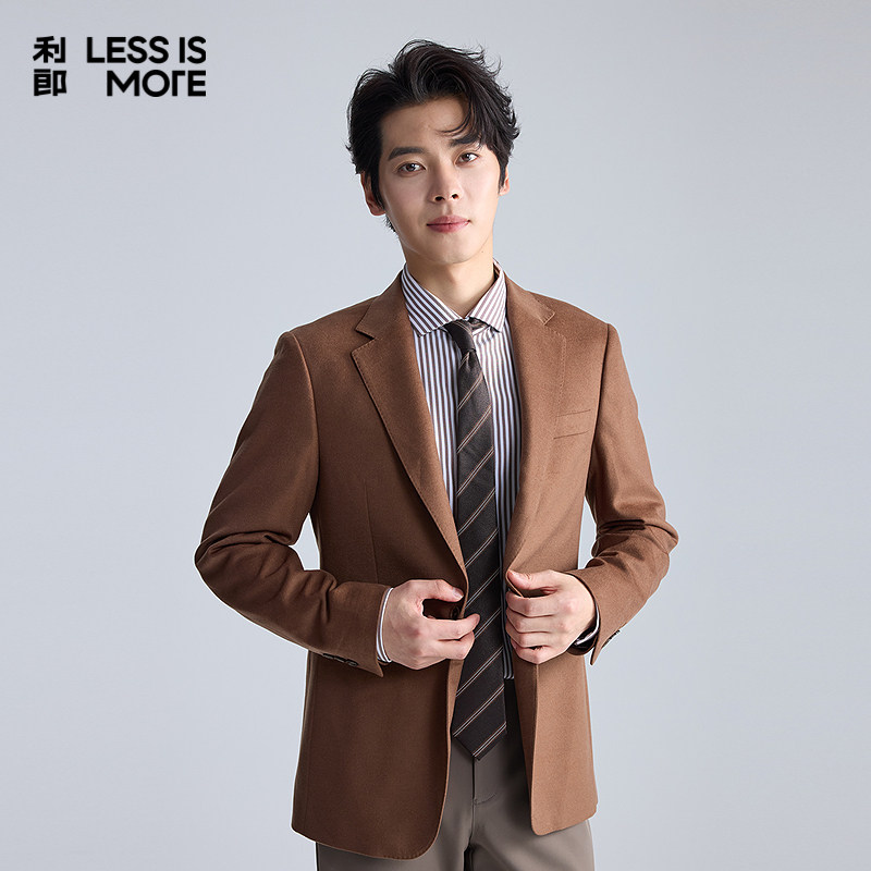 【绵羊毛面料】利郎青年商务单西男2026春季时尚通勤休闲西装外套