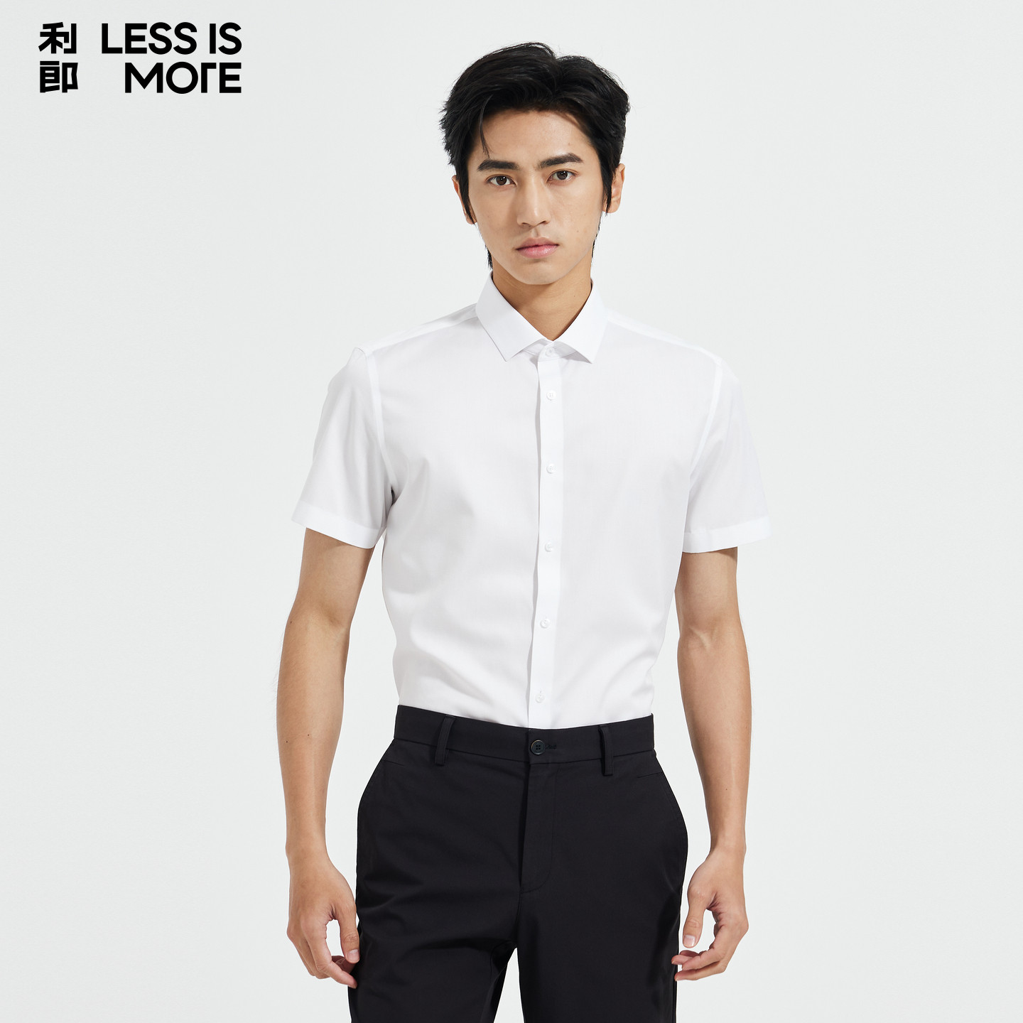 【DP免烫】利郎青年商务短袖衬衫男2026年夏季时尚百搭休闲衬衣
