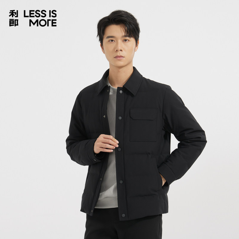 【三防面料】利郎青年商务轻薄羽绒服男2025冬季通勤时尚休闲外套