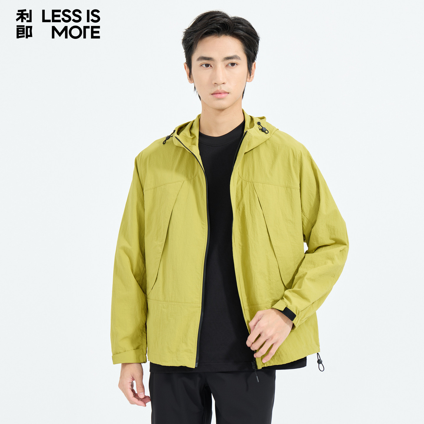 【锦纶面料】利郎青年商务空调服2026年夏季时尚连帽夹克外套男士