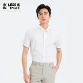 DP免烫 利郎青年商务短袖 衬衫 男2025夏季 休闲衬衣男Q5XZC012