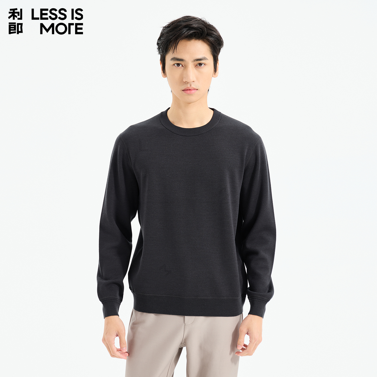 【内里复绒】利郎青年商务毛衣2025冬季时尚保暖针织毛衫Q5DMS308