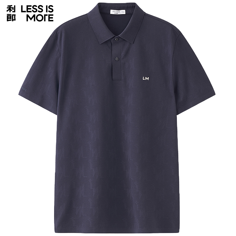 【提花面料】利郎青年商务短袖POLO衫男2025夏季休闲短tQ5XTX101