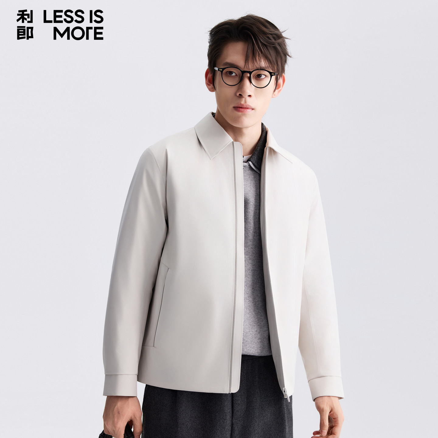 【时尚翻领】利郎青年商务羽绒服2026冬季时尚休闲保暖抗寒外套男