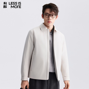 【时尚翻领】利郎青年商务羽绒服2026冬季时尚休闲保暖抗寒外套男
