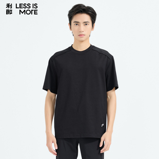 【棉涤混纺】利郎青年商务短袖t恤衫2026年夏季时尚休闲圆领短t男