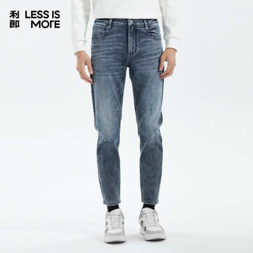 【低腰窄脚】利郎青年商务牛仔裤男2025冬时尚通勤百搭裤Q3DNZ111