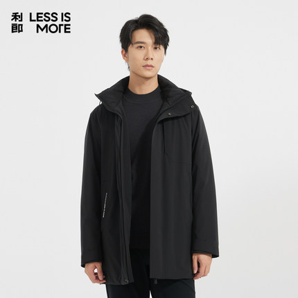 【三防面料】利郎青年商务羽绒服2025冬季保暖轻薄外套男Q4DBR301