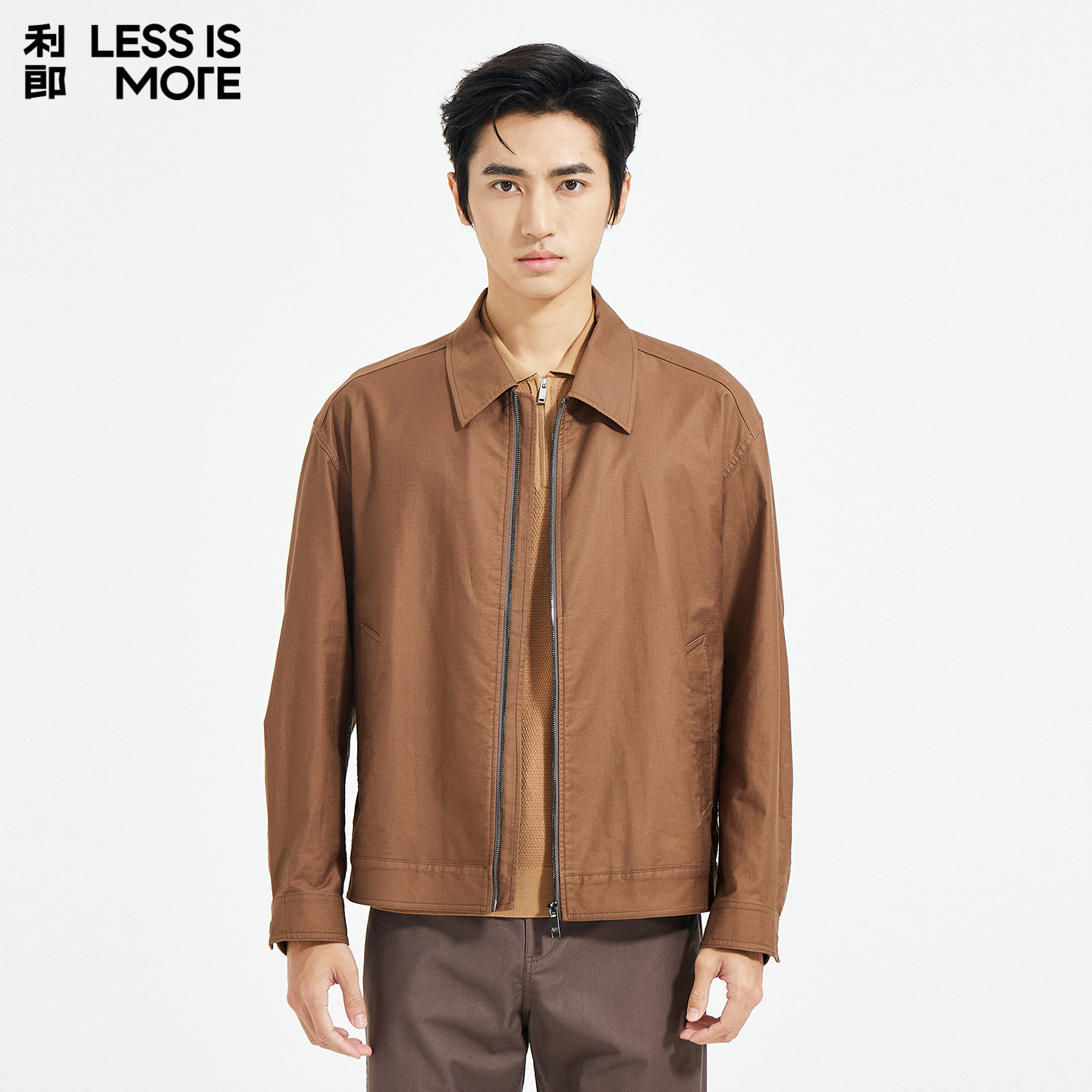 【青年通勤】利郎青年商务夹克男2026春季翻领时尚商务休闲外套男