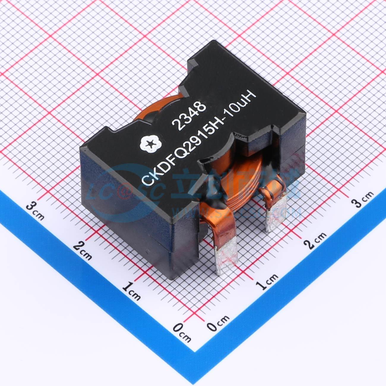 Power inductor CKDFQ2915H-10uH MC Plug-in-3P, 27.9x23mm electronic component