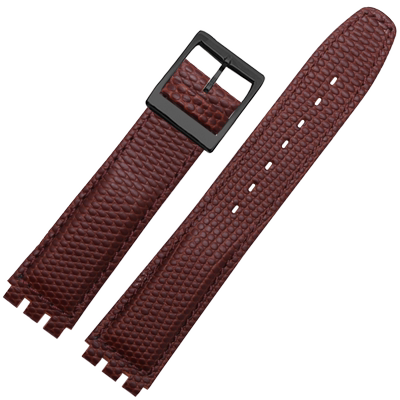 真皮适配蜥蜴纹手表带