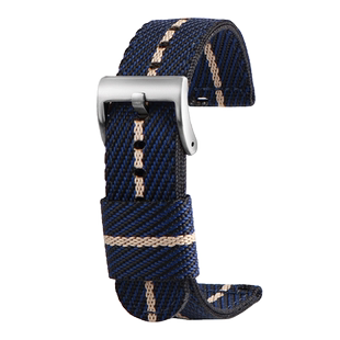 适配劳力士帝陀欧米茄尼龙编织帆布手表带男运动防水表链20 22mm