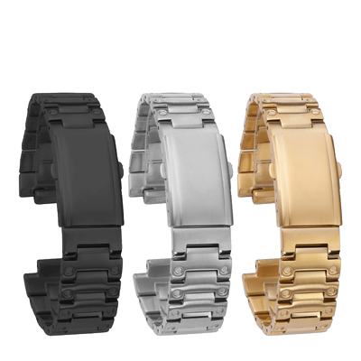 适配卡西欧方块改装配件金属表壳