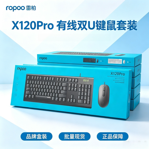 雷柏X120PRO有线键鼠套装联保