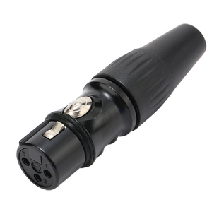 REAN三芯卡农镀金XLR卡侬公母头平衡麦克风插头话筒麦线头neutrik