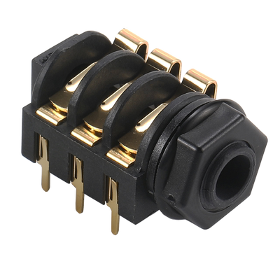 NEUTRIK6.35镀金插座大三芯发烧