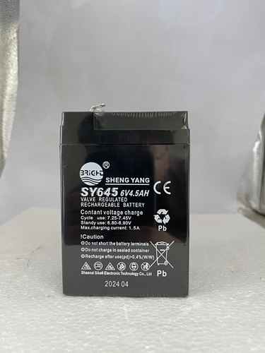 SHENG YANG晟阳SY645 6V4.5AH电池 电子秤电池 儿童玩具车电池